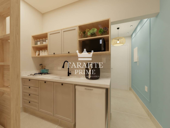 Imagem Studio com 1 Quarto à Venda, 28 m² em Ponta Da Praia - Santos
