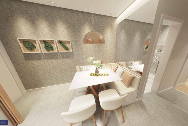 Imagem Apartamento com 2 Quartos à Venda, 49 m² em Jardim - Santo André