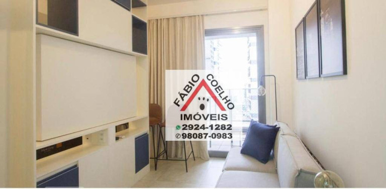 Imagem Apartamento com 1 Quarto à Venda, 43 m² em Brooklin - São Paulo