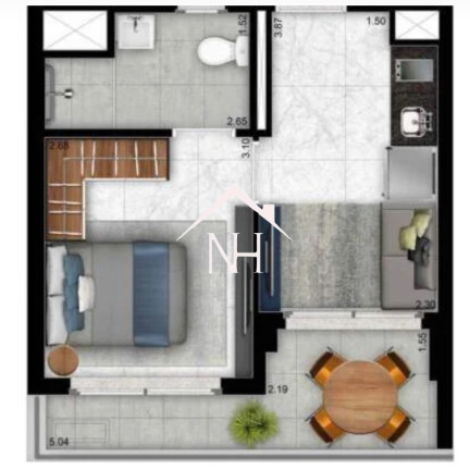 Imagem Apartamento com 1 Quarto à Venda, 33 m² em Jardim Das Acácias - São Paulo Imagem Apartamento com 1 Quarto à Venda, 33 m² em Jardim Das Acácias - São Paulo