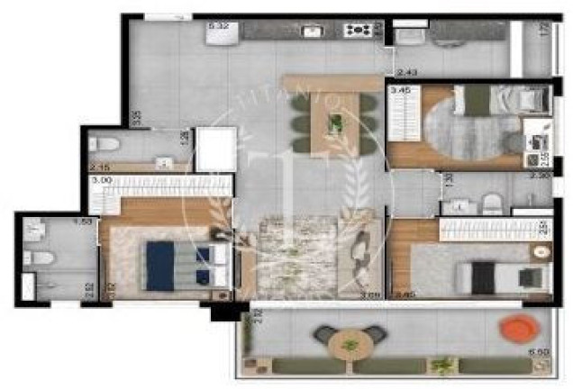 Imagem Apartamento com 2 Quartos à Venda, 68 m² em Saúde - São Paulo