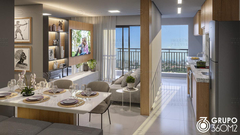 Imagem Apartamento com 2 Quartos à Venda, 56 m² em Jardim - Santo André