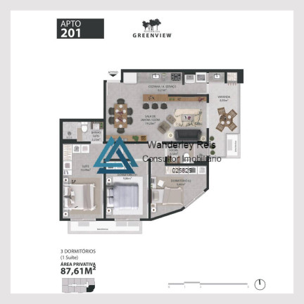 Imagem Apartamento com 2 Quartos à Venda, 68 m² em Ingleses - Florianópolis Imagem Apartamento com 2 Quartos à Venda, 68 m² em Ingleses - Florianópolis