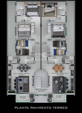 Imagem Apartamento com 3 Quartos à Venda, 83 m² em Itacolomi - Balneário Piçarras