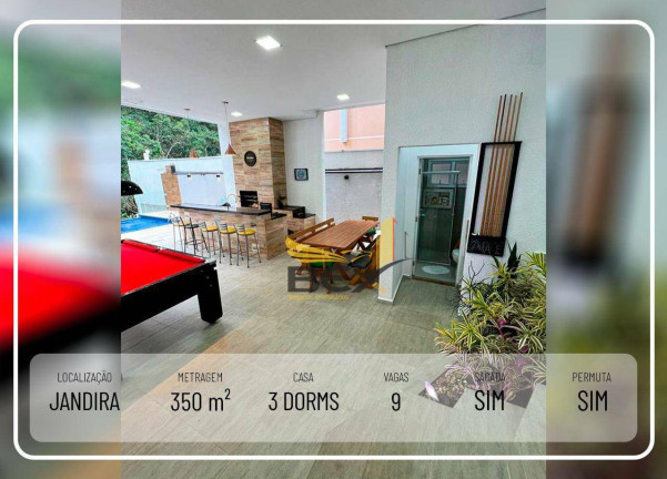 Imagem Casa com 3 Quartos à Venda, 350 m² em Parque Nova Jandira - Jandira