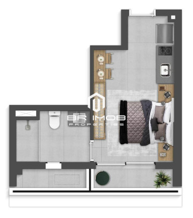 Imagem Imóvel com 1 Quarto à Venda, 27 m² em Vila Madalena - São Paulo