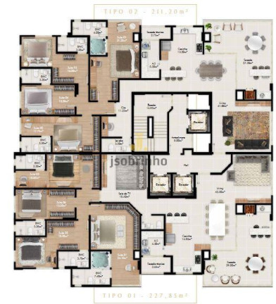 Foto do imóvel Apartamento com 4 Quartos à Venda, 211 m² em Meia Praia - Itapema