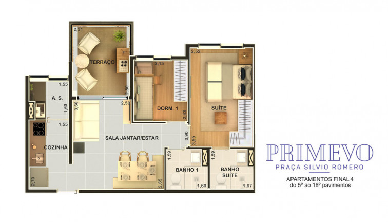 Imagem Apartamento com 1 Quarto à Venda, 56 m² em Tatuapé - São Paulo Imagem Apartamento com 1 Quarto à Venda, 56 m² em Tatuapé - São Paulo