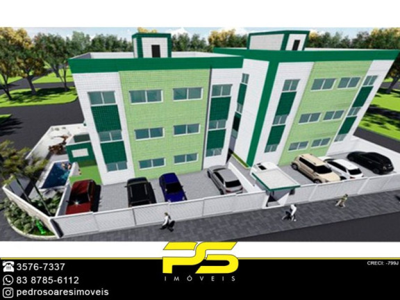 Imagem Apartamento com 3 Quartos à Venda, 63 m² em João Paulo Ii - João Pessoa