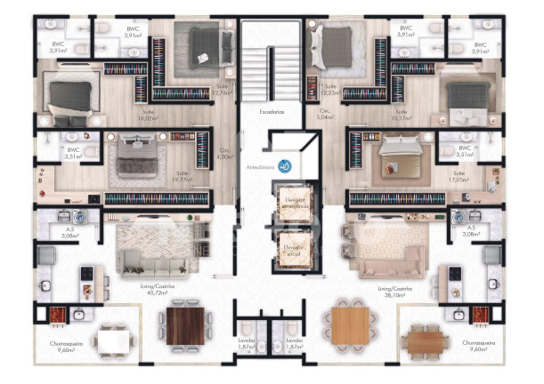 Imagem Apartamento à Venda, 260 m² em Perequê - Porto Belo