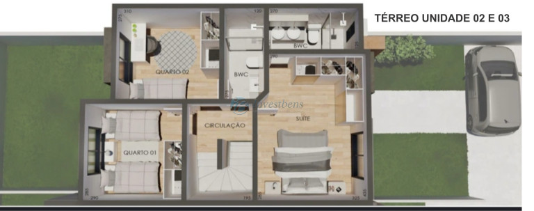 Imagem Casa de Condomínio com 3 Quartos à Venda, 102 m² em Lindóia - Curitiba