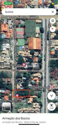 Terreno à Venda, 900 m² em Baia Formosa - Armação Dos Búzios