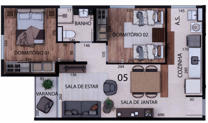 Imagem Apartamento com 2 Quartos à Venda, 5.096 m² em Residencial Nova Era - Valinhos