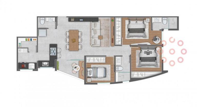 Imagem Apartamento com 3 Quartos à Venda, 84 m² em Graça - Belo Horizonte