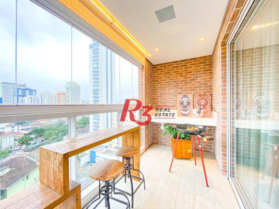 Imagem Apartamento com 3 Quartos à Venda, 159 m² em Embaré - Santos