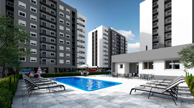 Imagem Apartamento com 2 Quartos à Venda, 52 m² em Santa Cruz - Gravataí