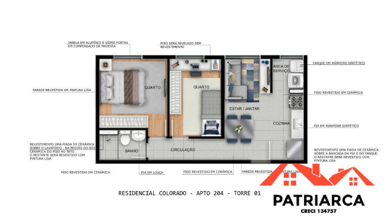 Imagem Apartamento com 2 Quartos à Venda, 37 m² em Jardim Ieda - Campinas