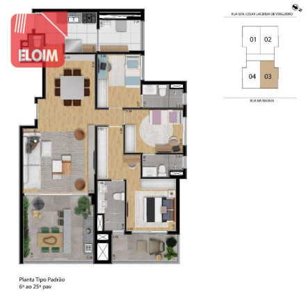 Imagem Apartamento com 3 Quartos à Venda, 122 m² em Vila Madalena - São Paulo Imagem Apartamento com 3 Quartos à Venda, 122 m² em Vila Madalena - São Paulo