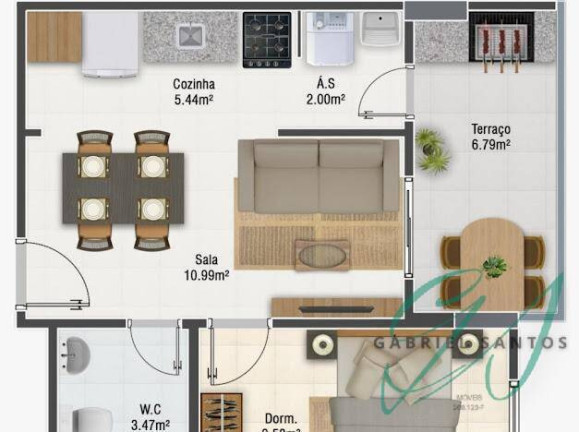 Imagem Apartamento com 1 Quarto à Venda, 76 m² em Mirim - Praia Grande Imagem Apartamento com 1 Quarto à Venda, 76 m² em Mirim - Praia Grande