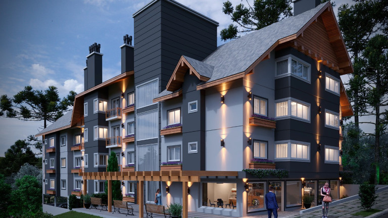 Imagem Apartamento com 2 Quartos à Venda, 94 m² em Moura - Gramado