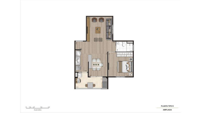 Imagem Apartamento com 2 Quartos à Venda, 47 m² em Vila Oceanopolis - Mongaguá