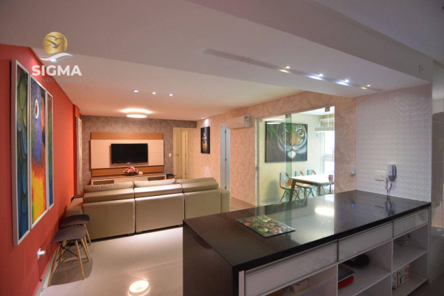 Apartamento com 3 Quartos à Venda, 100 m² em Pitangueiras - Guarujá