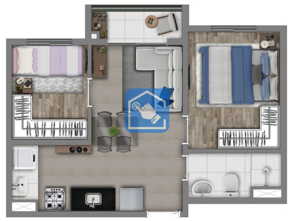 Imagem Apartamento com 2 Quartos à Venda, 36 m² em Parque Da Vila Prudente - São Paulo Imagem Apartamento com 2 Quartos à Venda, 36 m² em Parque Da Vila Prudente - São Paulo