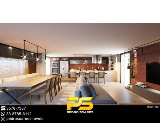 Imagem Apartamento com 2 Quartos à Venda, 125 m² em Cabedelo