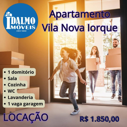 Apartamento com 1 Quarto para Alugar,  em Vila Nova York - São Paulo