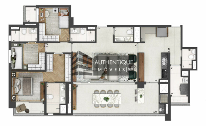 Imagem Apartamento com 4 Quartos à Venda, 212 m² em Vila Mariana - São Paulo