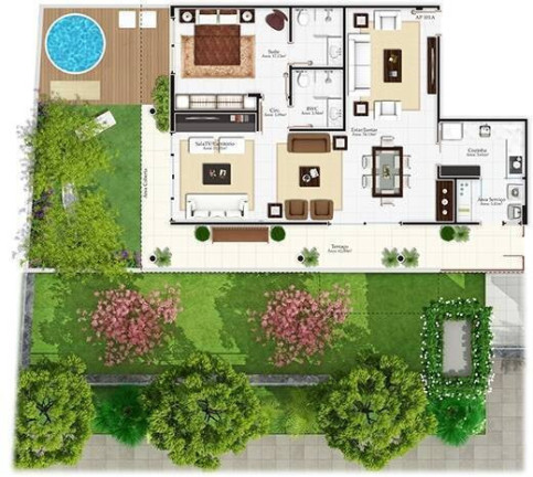 Imagem Apartamento com 3 Quartos à Venda, 227 m² em Campeche - Florianópolis Imagem Apartamento com 3 Quartos à Venda, 227 m² em Campeche - Florianópolis