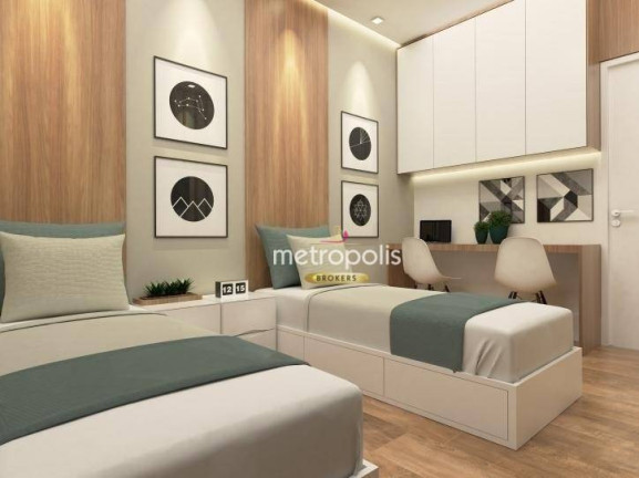 Imagem Apartamento com 2 Quartos à Venda, 58 m² em Osvaldo Cruz - São Caetano Do Sul