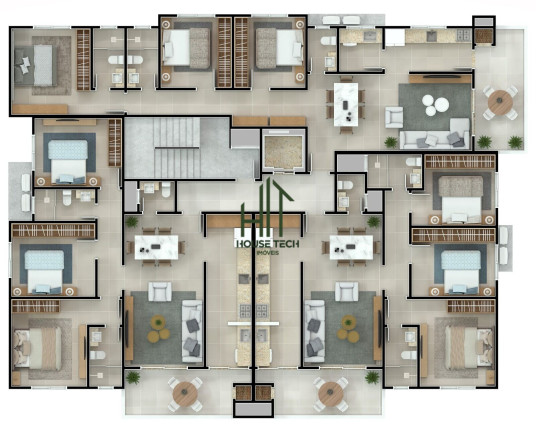 Imagem Apartamento com 3 Quartos à Venda, 100 m² em Balneário Jardim Pérola Do Atlântico - Itapoá