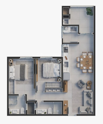 Imagem Apartamento com 2 Quartos à Venda, 56 m² em Praia Brava - Itajaí Imagem Apartamento com 2 Quartos à Venda, 56 m² em Praia Brava - Itajaí