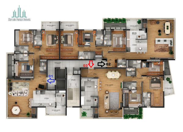 Imagem Apartamento com 3 Quartos à Venda, 143 m² em São Bento - Bento Gonçalves