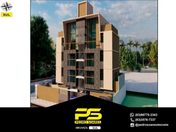 Apartamento com 2 Quartos à Venda, 52 m² em Jardim São Paulo - João Pessoa