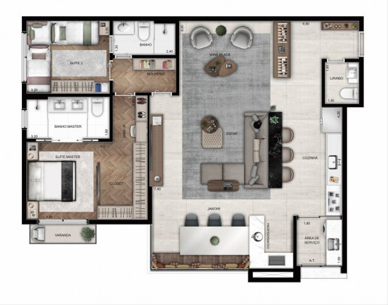 Imagem Apartamento com 2 Quartos à Venda, 92 m² em Lapa - São Paulo