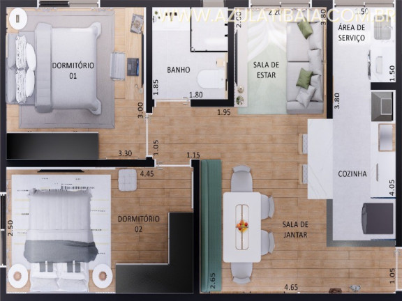 Imagem Apartamento com 2 Quartos à Venda, 30 m² em Jardim Colonial - Atibaia