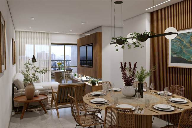 Imagem Apartamento com 2 Quartos à Venda, 77 m² em Aviação - Praia Grande