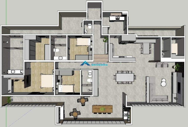 Imagem Cobertura com 4 Quartos à Venda, 230 m² em Jardim Messina - Jundiaí