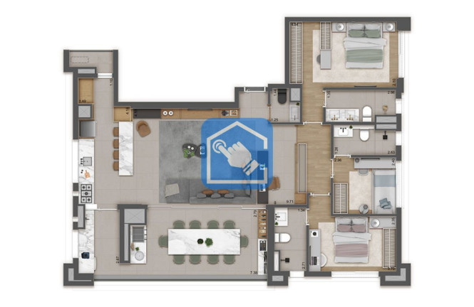 Imagem Apartamento com 3 Quartos à Venda, 127 m² em Aclimação - São Paulo Imagem Apartamento com 3 Quartos à Venda, 127 m² em Aclimação - São Paulo