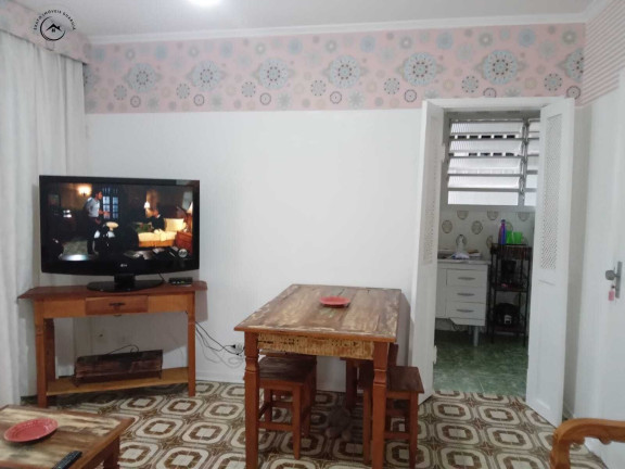 Imagem Apartamento com 1 Quarto para Alugar, 65 m² em Barra Funda - Guarujá Imagem Apartamento com 1 Quarto para Alugar, 65 m² em Barra Funda - Guarujá