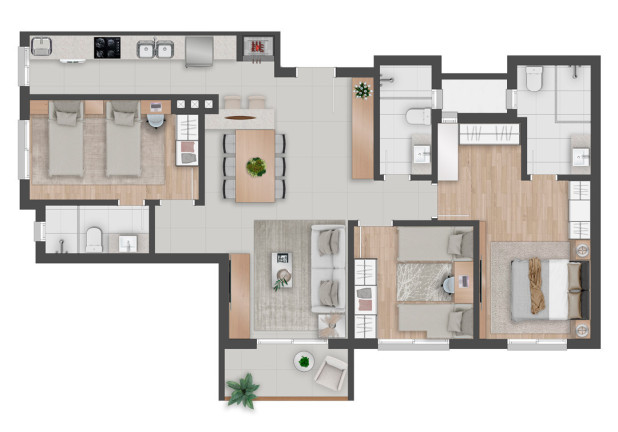 Imagem Apartamento com 1 Quarto à Venda, 46 m² em Floresta - Gramado Imagem Apartamento com 1 Quarto à Venda, 46 m² em Floresta - Gramado