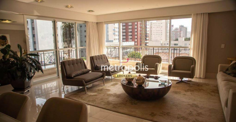 Apartamento com 3 Quartos à Venda ou Locação, 181 m² em Santa Paula - São Caetano Do Sul