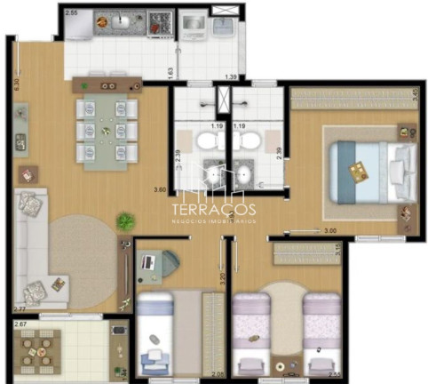 Imagem Apartamento com 3 Quartos à Venda, 71 m² em Vila Nambi - Jundiaí Imagem Apartamento com 3 Quartos à Venda, 71 m² em Vila Nambi - Jundiaí