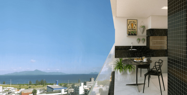 Imagem Apartamento com 3 Quartos à Venda, 92 m² em Kobrasol - São José