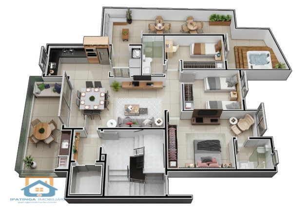 Imagem Apartamento com 2 Quartos à Venda, 107 m² em Iguaçu - Ipatinga Imagem Apartamento com 2 Quartos à Venda, 107 m² em Iguaçu - Ipatinga