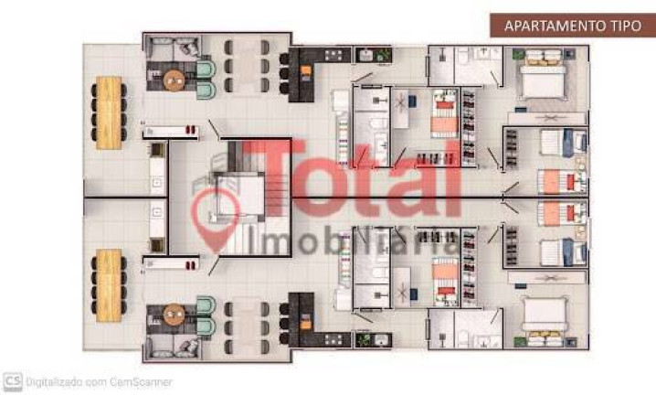 Imagem Apartamento com 3 Quartos à Venda,  em Veneza - Ipatinga