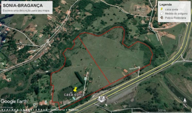 Terreno à Venda, 160 m² em Guaripocaba - Bragança Paulista