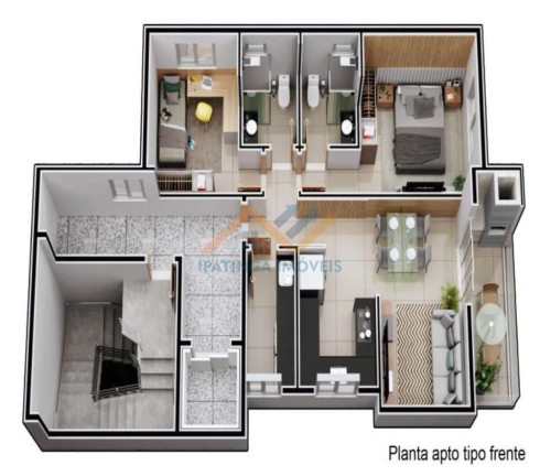 Imagem Apartamento com 2 Quartos à Venda, 137 m² em Horto - Ipatinga